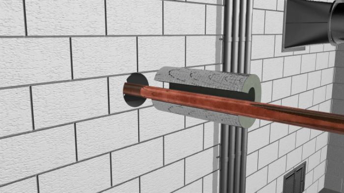 Заделка межтрубного пространства цементным раствором как готовить цементный раствор для штукатурки стен